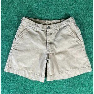 Patagonia Brown Organic Cotton Stand Up Canvas Hiking Shorts Mens Sz 32